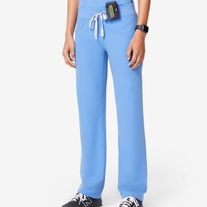 FIGS basic Livingston scrub pants XL ceil blue